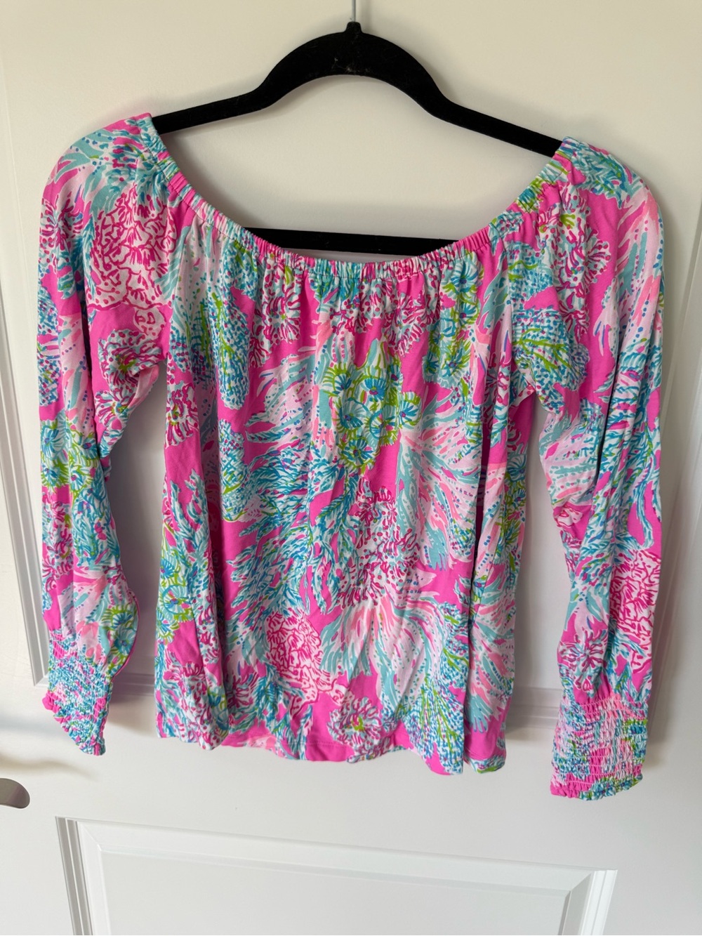 Lilly Pulitzer Lena Off The Shoulder Top